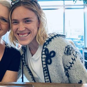 Anthropologie Swiss Ski Alps Wool Sweater!